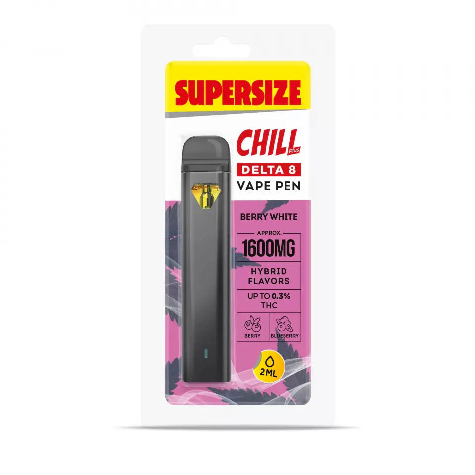 Berry White Strain Vape - Delta 8 THC Disposable Chill 1600mg Best Price