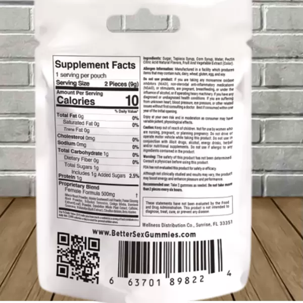 Better Sex Fast Acting Female Sensual Gummies Best Price