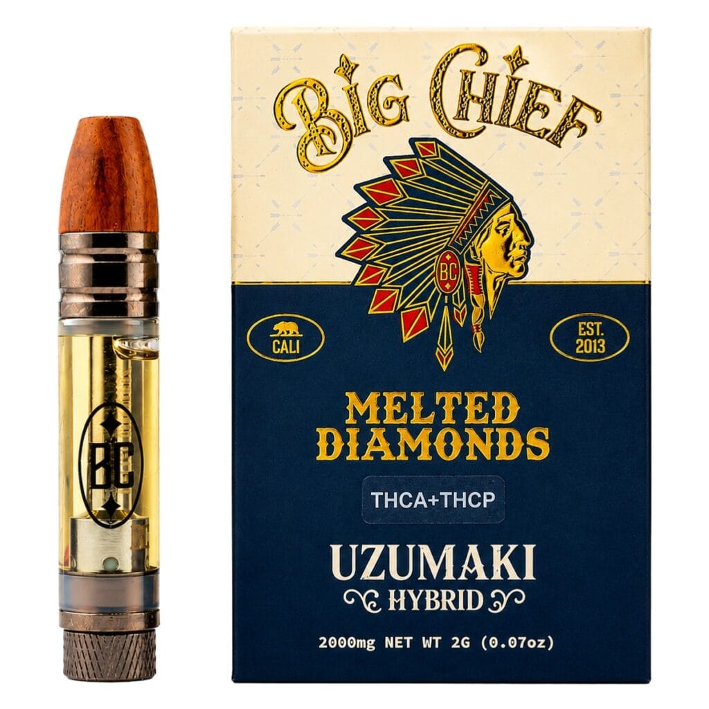 Big Chief Melted Diamonds THCa Cartridge 2g