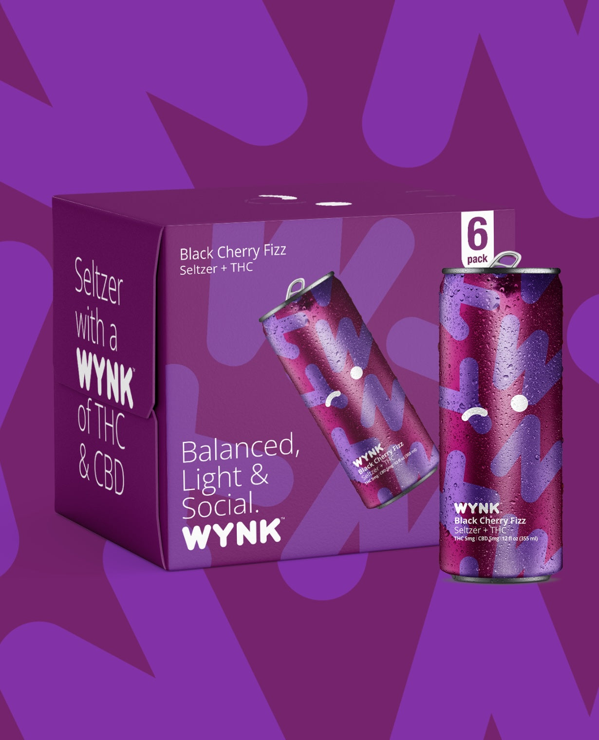 WYNK Seltzer Black Cherry Fizz Best Price