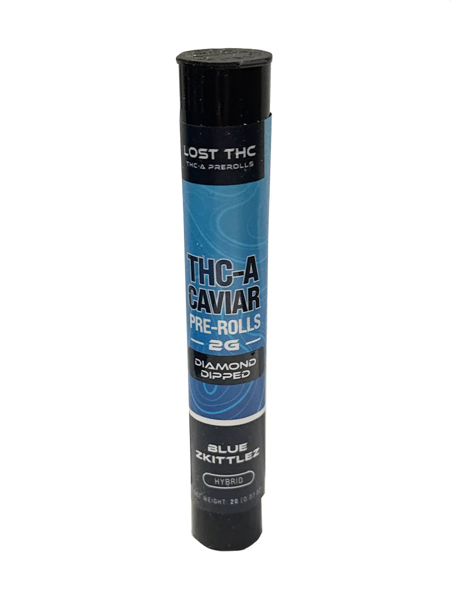 Blue Zkittlez Lost THC THC-A Caviar Diamond Dipped Pre-Roll 2G
