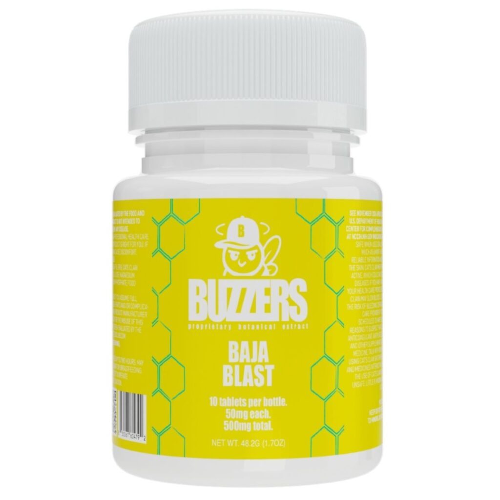 Buzzers Bottles Proprietary Botanical Extracts 500mg 10ct