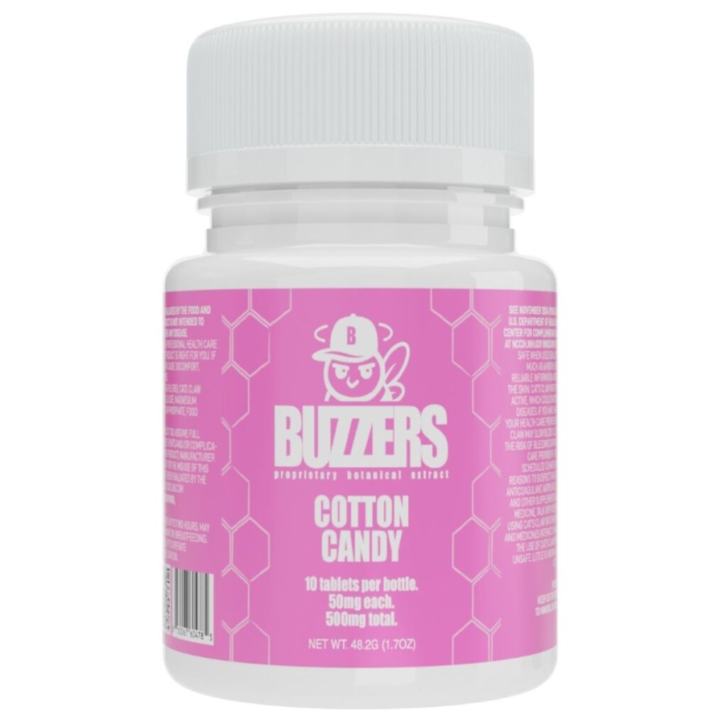 Buzzers Bottles Proprietary Botanical Extracts 500mg 10ct