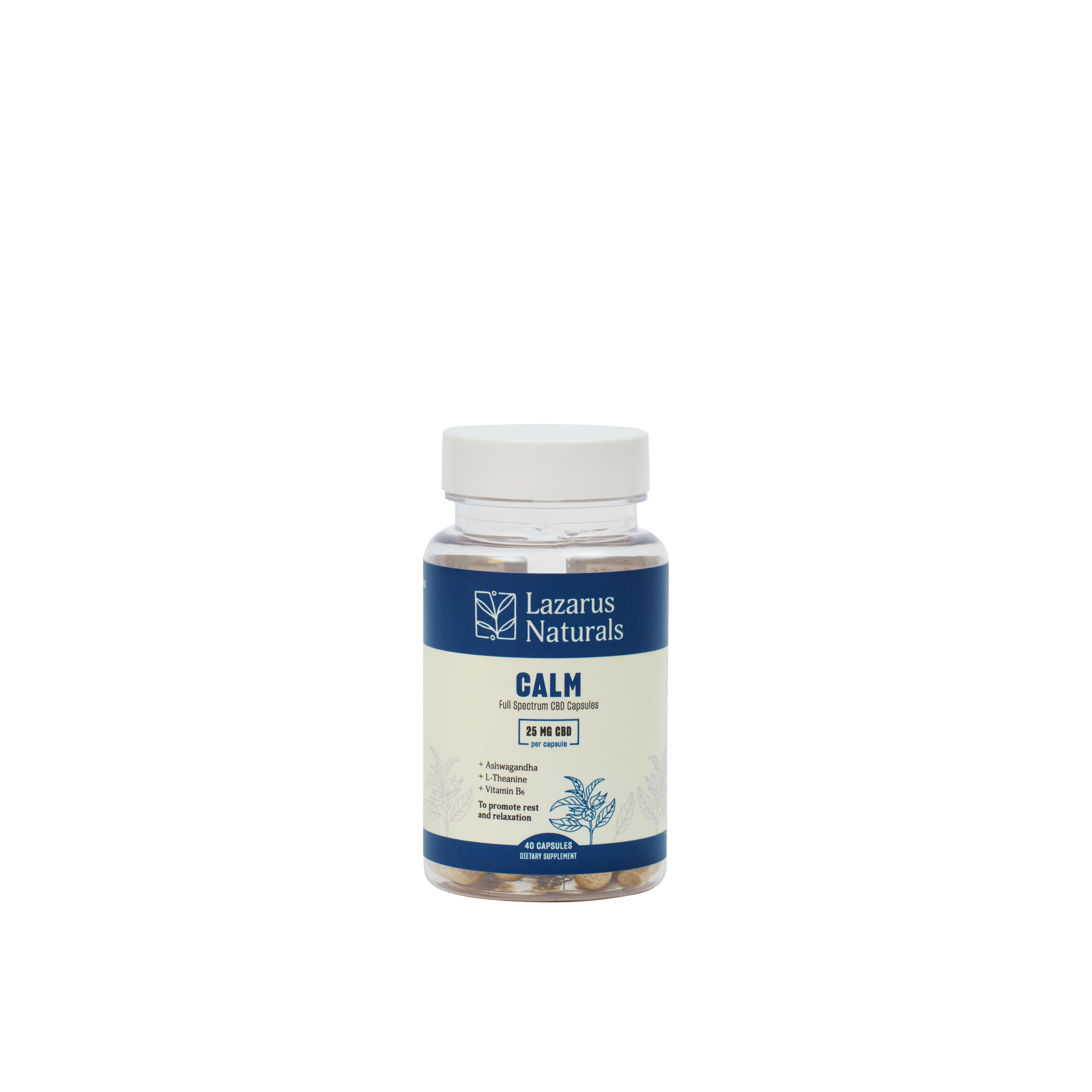 Lazarus Naturals CBD CAPSULES, CALM