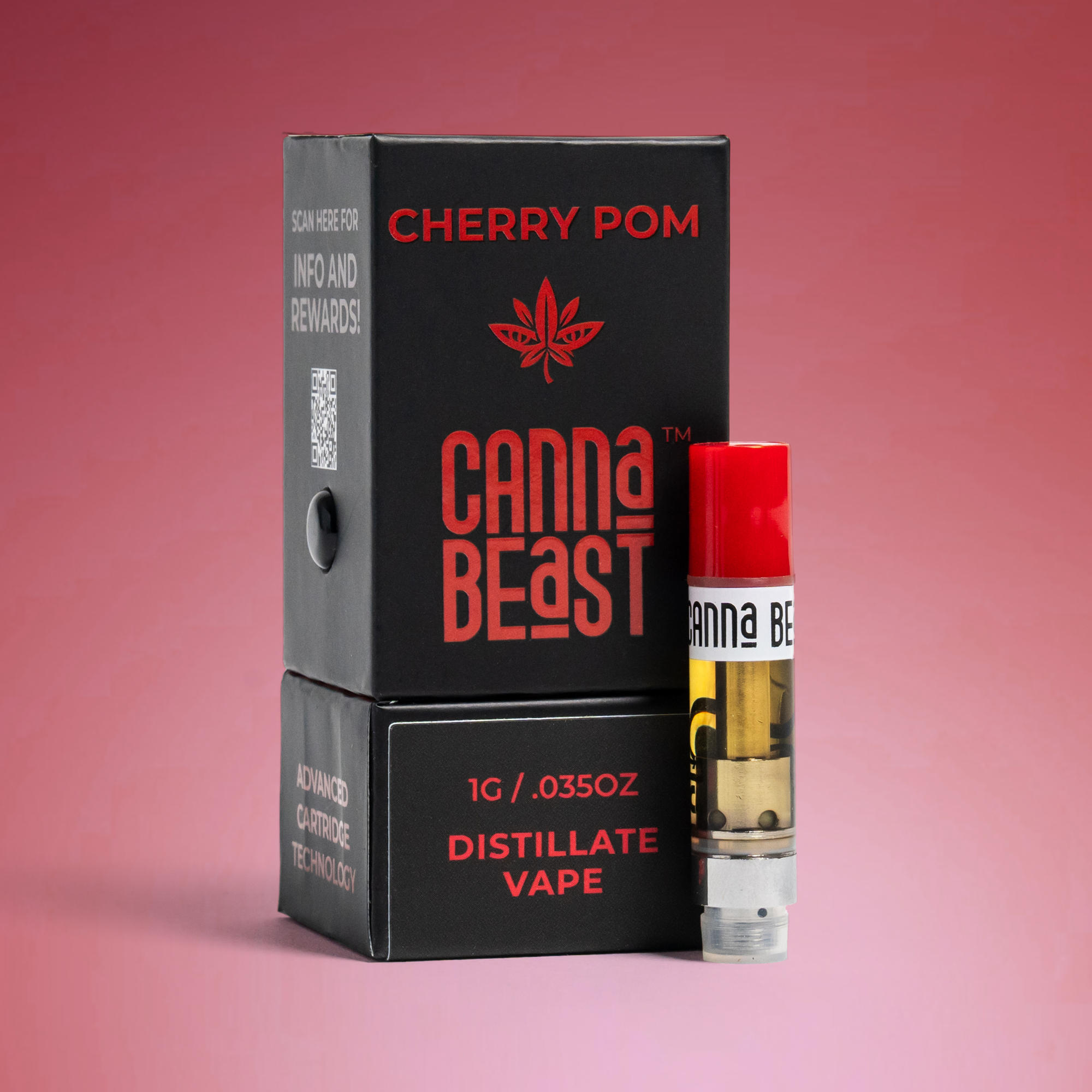 Eighty Six Canna Beast – Cherry Pom Delta-9 THC Vape Cartridge Best Price