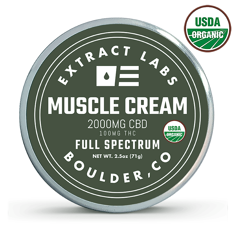 Extract Labs Organic CBD Muscle Cream