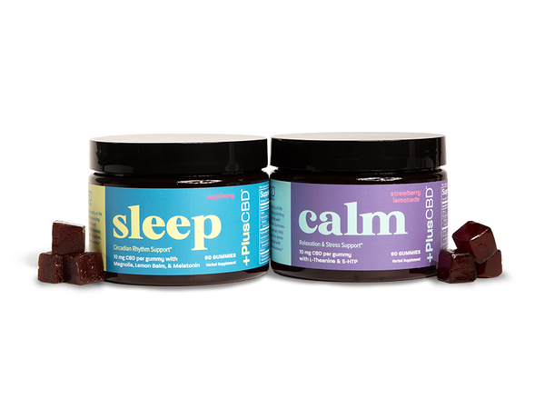 PlusCBD Night Sleep & Daytime Calm Gummies 60CT Bundle Best Price