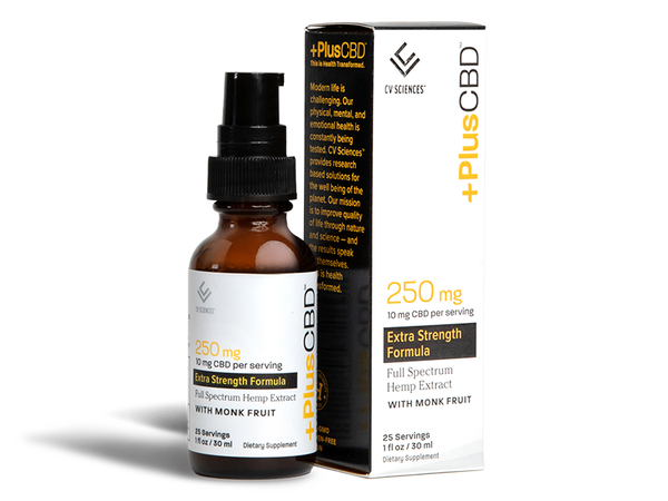 PlusCBD CBD OIL 250MG 1OZ UNFLAVORED Best Price