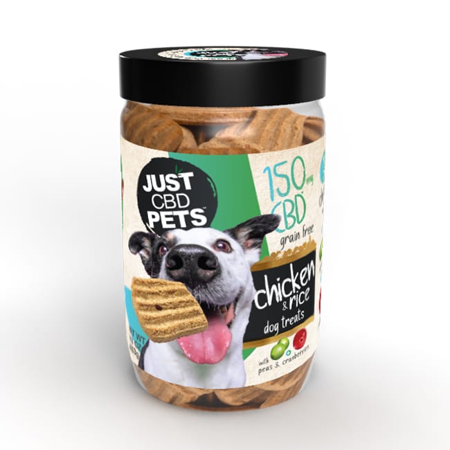 JustPets Organic CBD Dog Treats (150mg) Best Price