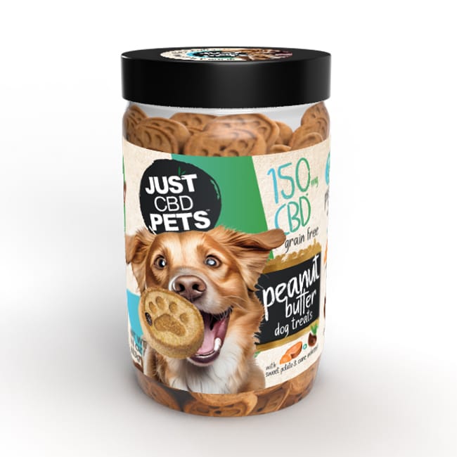 JustPets Organic CBD Dog Treats (150mg) Best Price