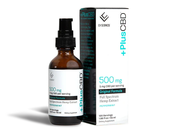 PlusCBD CBD SPRAY 500MG 1.86OZ PEPPERMINT Best Price