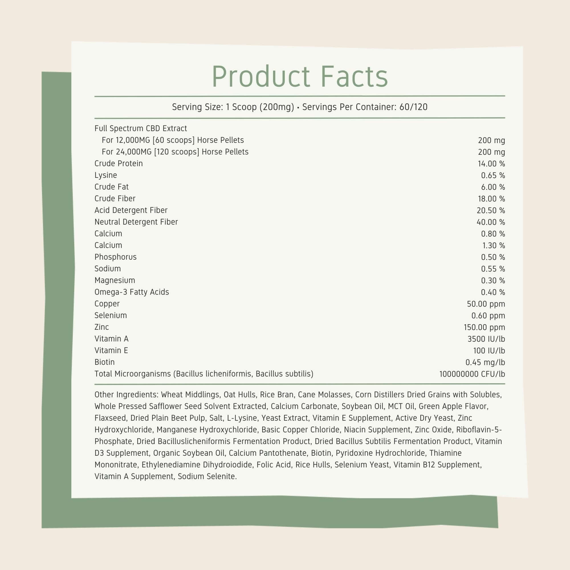 Neurogan CBD Pellets for Horses