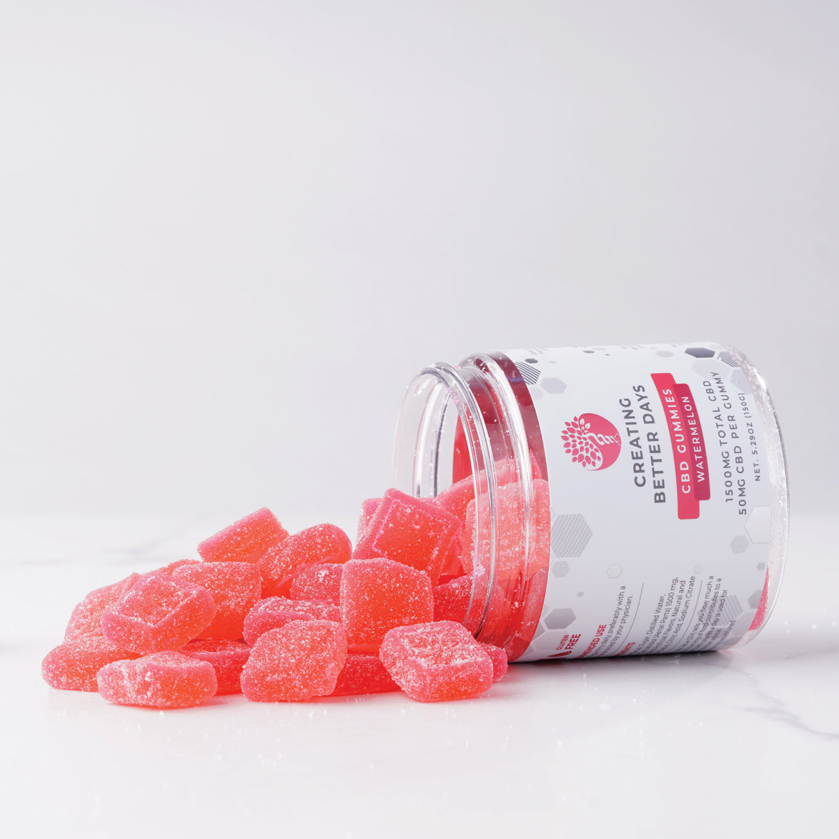 Watermelon CBD Gummies 1500 MG  - THC Free