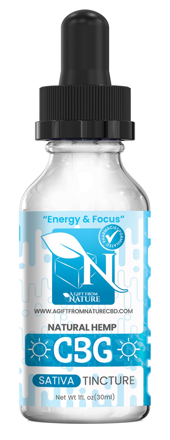 CBG TINCTURE FOR ENERGY AND FOCUS - 3000MG - SATIVA