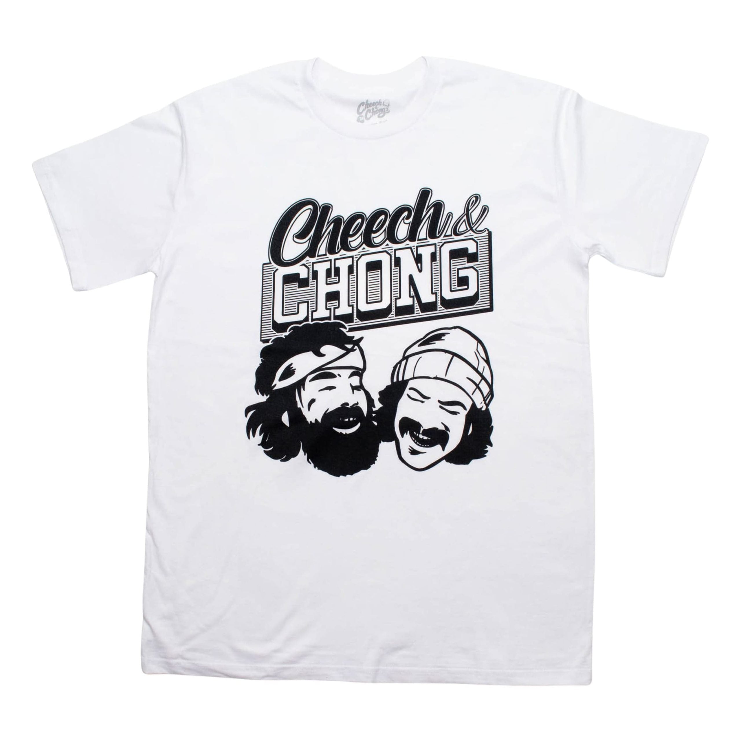 Cheech & Chong Faces Tee – Black/White