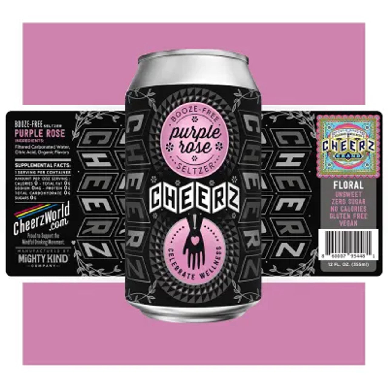 Mighty Kind Drinks: Purple Rose