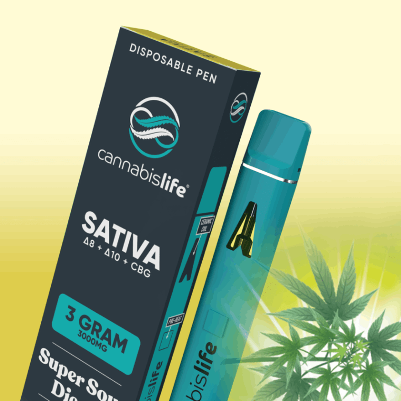 Super Sour Diesel Sativa Delta 8 Disposable Vape Pen 3ml Best Price