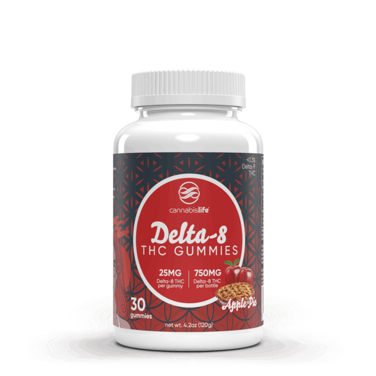 Apple Pie Delta 8 Gummies 30ct 750mg Best Price