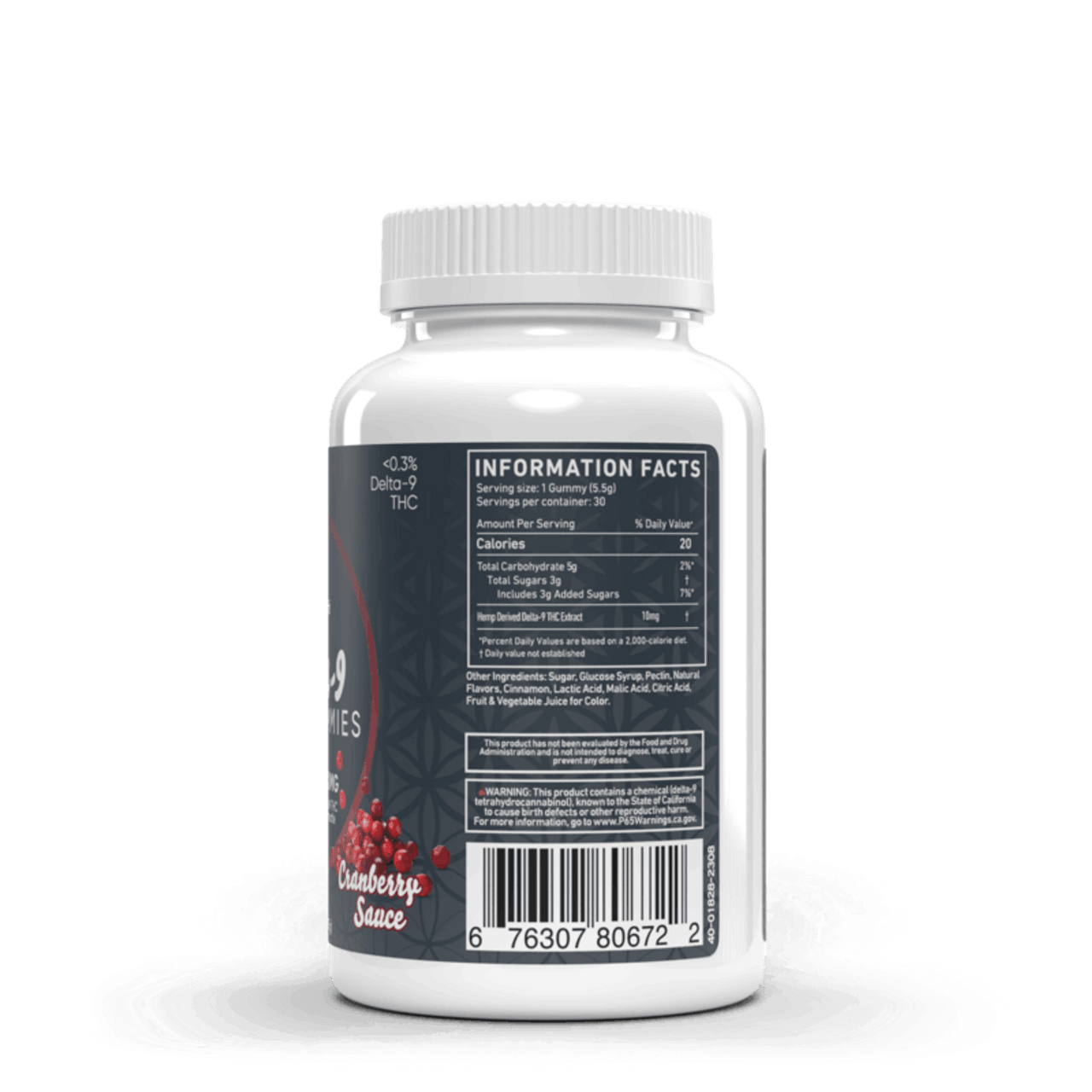 Cranberry Sauce Delta 9 Gummies 30ct 300mg Best Price