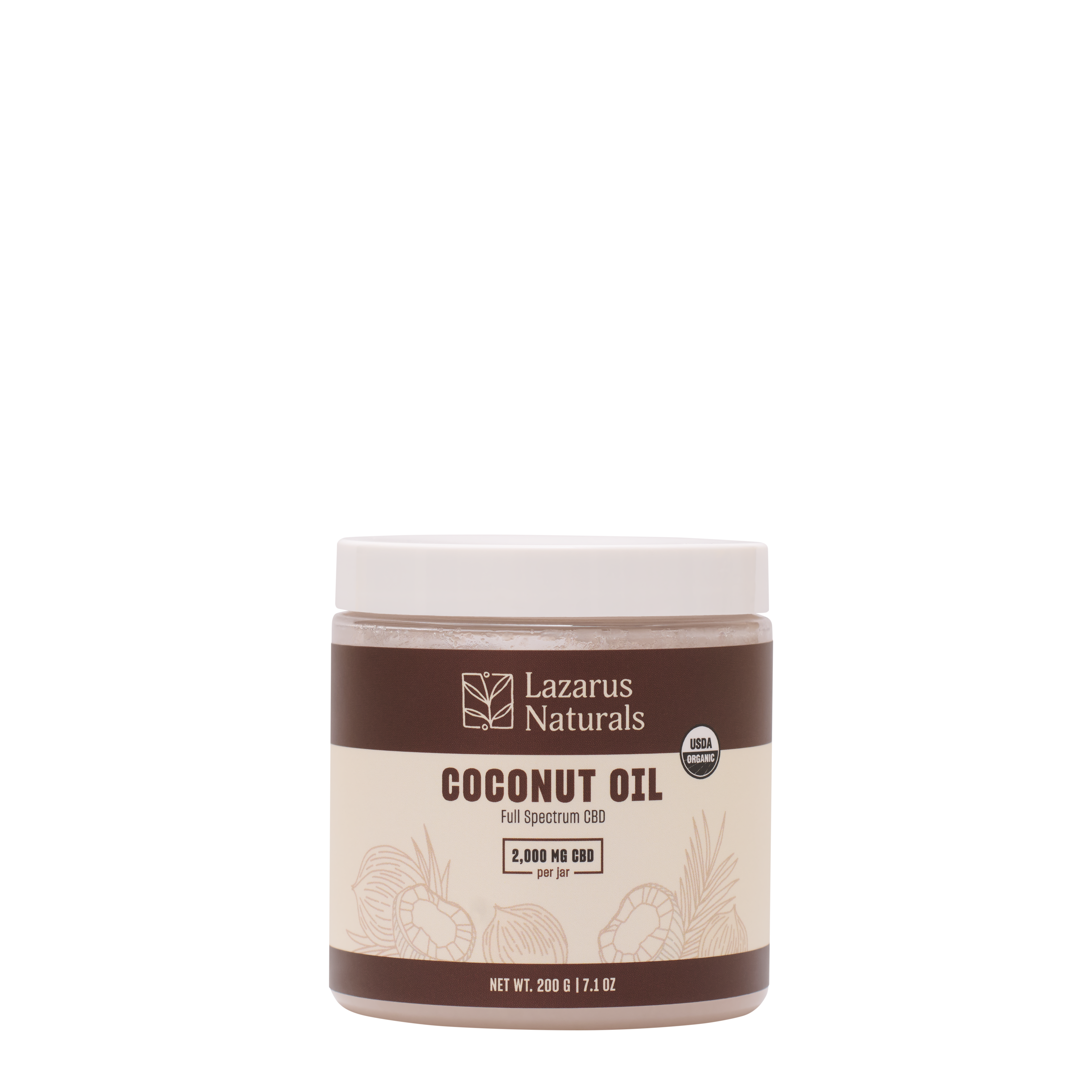 Lazarus Naturals ORGANIC CBD COCONUT OIL