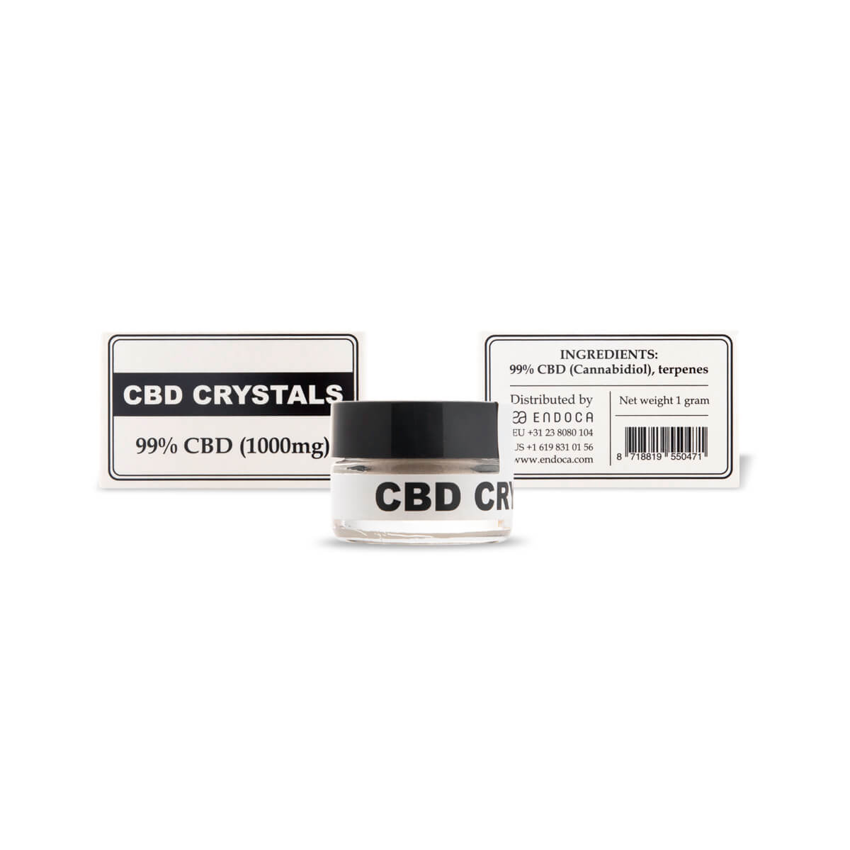 Endoca DE CBD-KRISTALL 1000MG 99% PUR