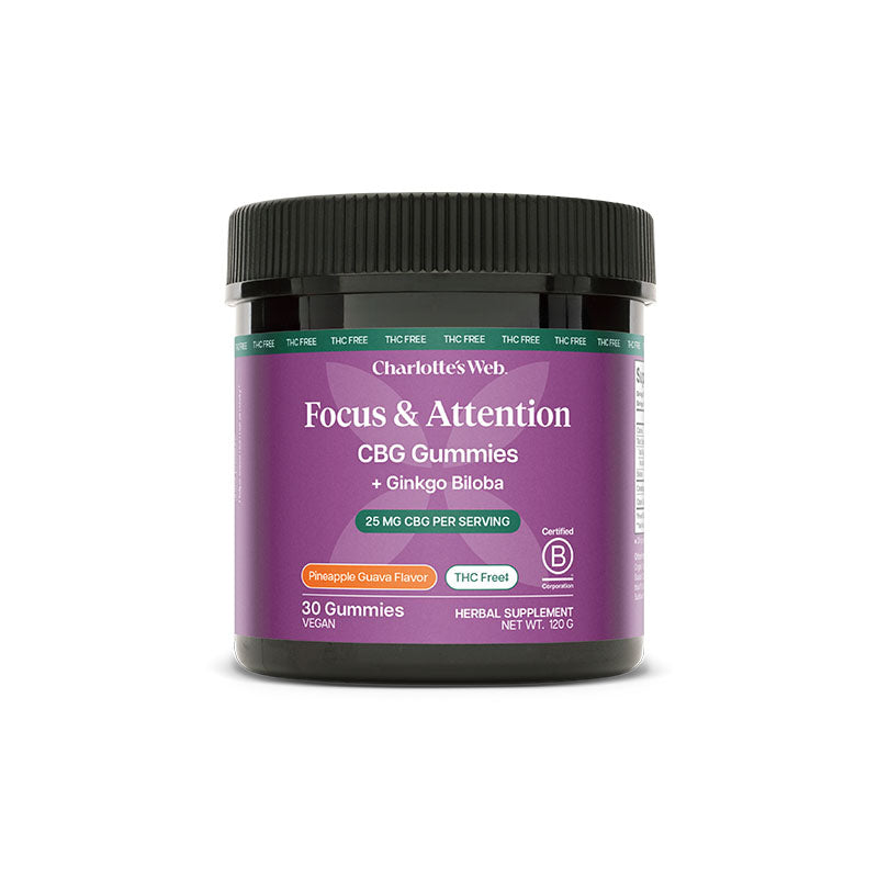 Charlotte's Web Focus & Attention CBG Gummy