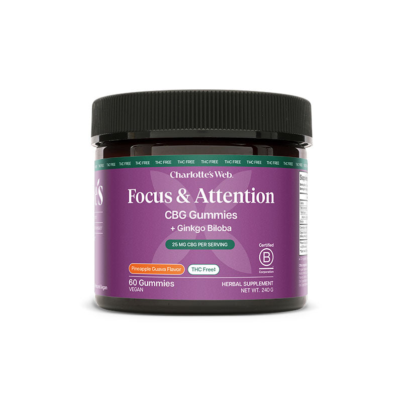 Charlotte's Web Focus & Attention CBG Gummy