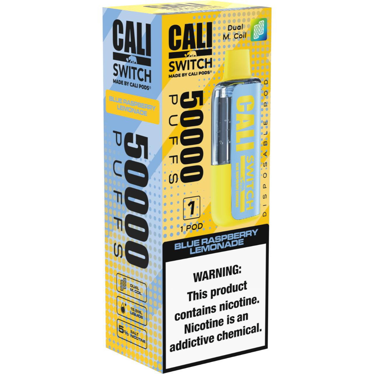 Cali Switch 50K Pre-filled Replacement Pod (Pack of 1) Best Sales Price - Accessories