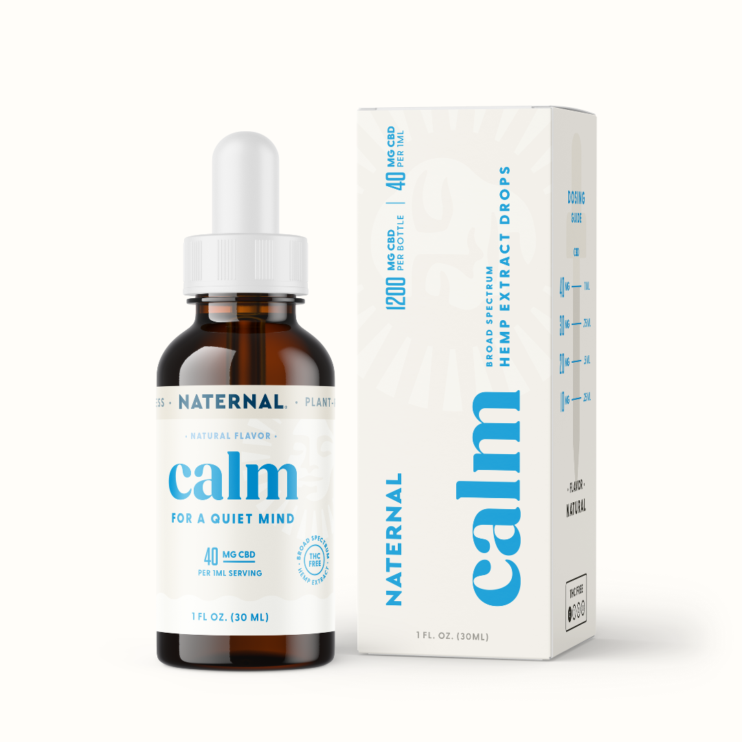 Naternal Calm THC Free Drops Best Sales Price - Tincture Oil