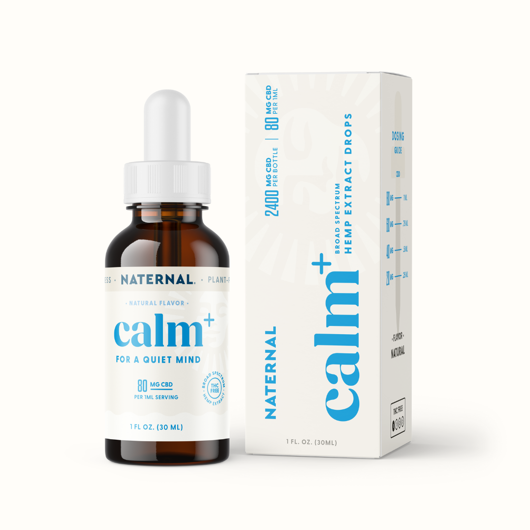 Naternal Calm+ THC Free Drops Best Sales Price - Tincture Oil