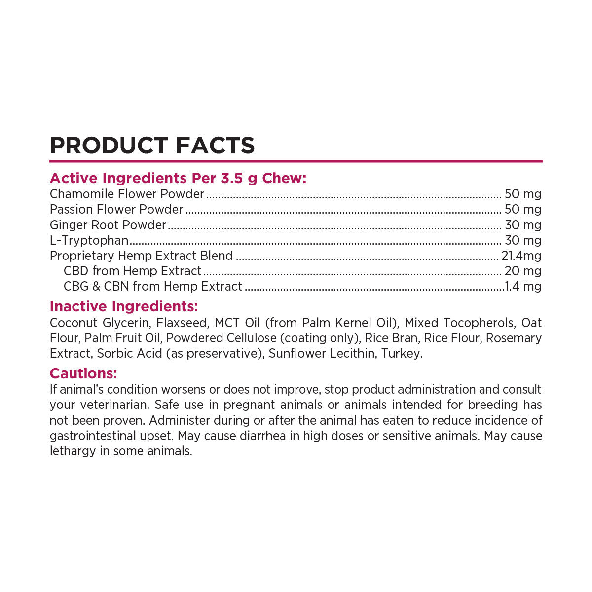 Paw CBD Broad Spectrum CBD Dog Calming Chews