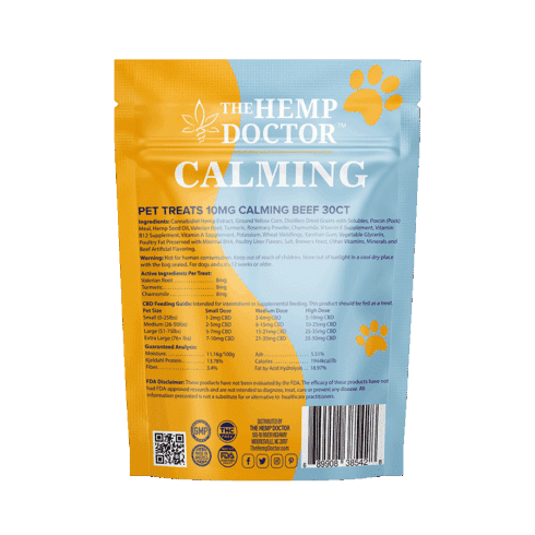 The Hemp Doctor RUGER | 10mg CBD Pet Soft Beef Treats (30ct)
