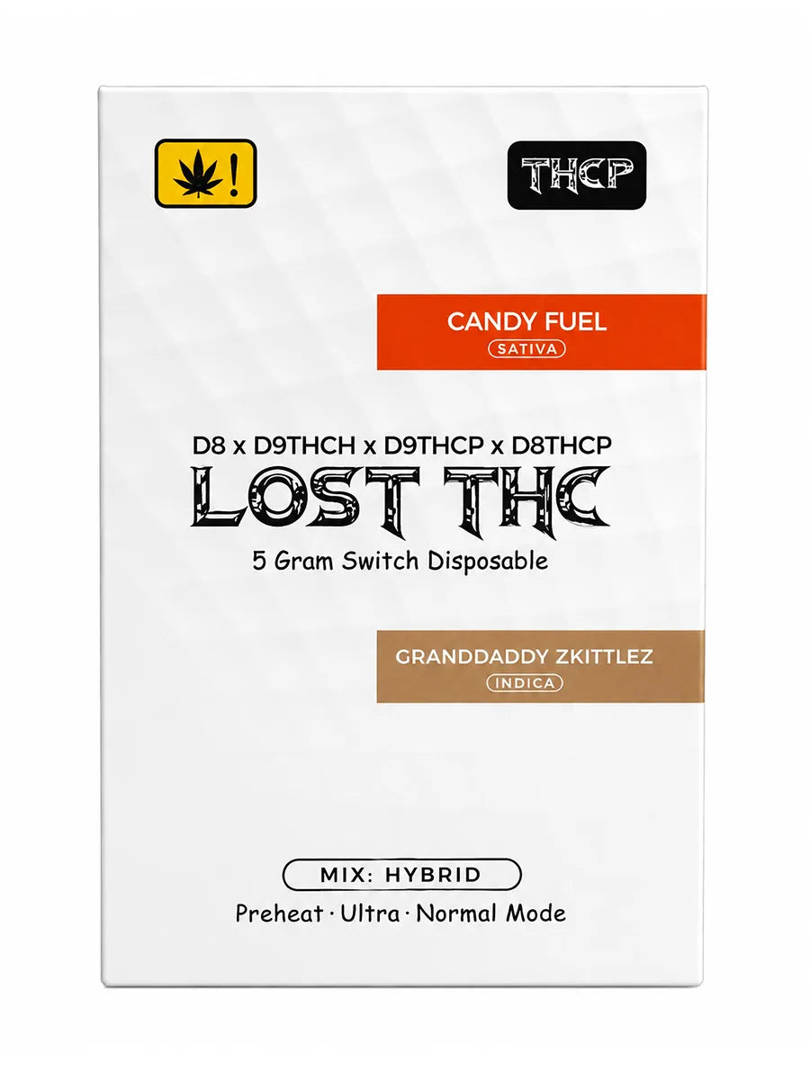 Candy Fuel | Granddaddy Zkittlez Lost THC Switch THCP Disposable 5G