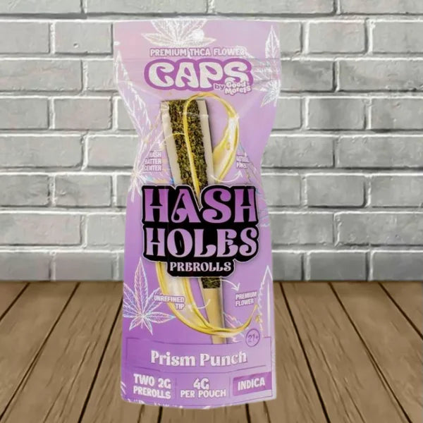 Caps By Good Morels Premium THCa Hash Holes Pre-Rolls 4g Best Price