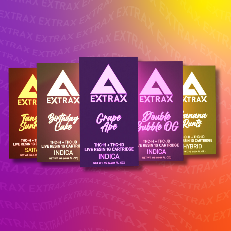 DeltaExtrax THCP + THCjd 1G Cartridges | Lights Out Collection Best Price