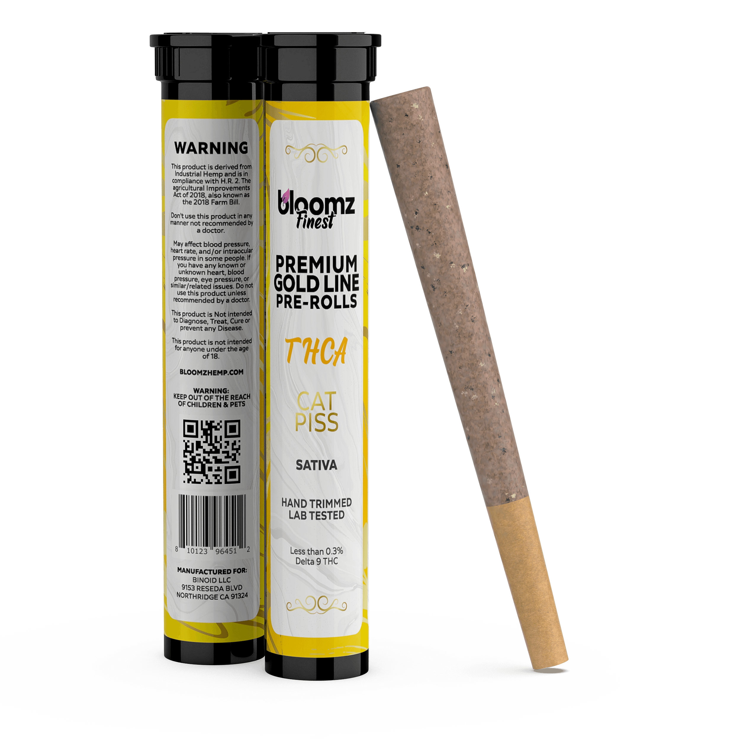 Bloomz Exotic THCA Pre-Rolls Gold Line – 3-Pack/6 Pack Best Price