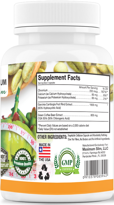 Maximum Slim Garcinia Cambogia + Green Coffee Bean Extract: Maximum Trim Best Price
