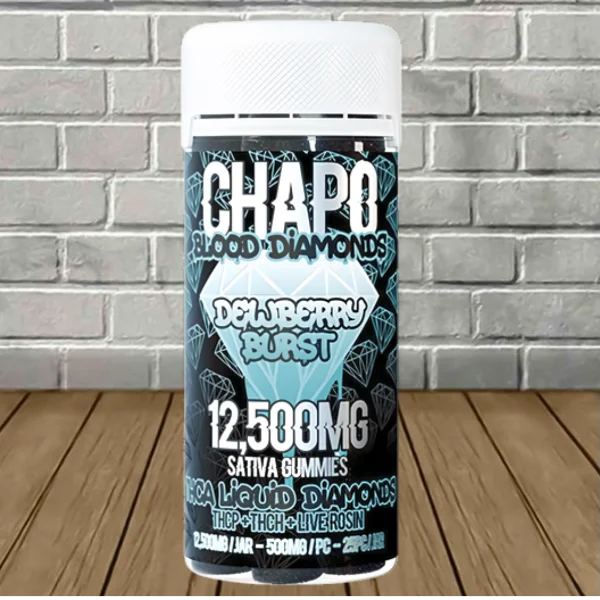 Chapo Extrax Live Rosin Blood Diamonds Gummies 12500mg Best Price