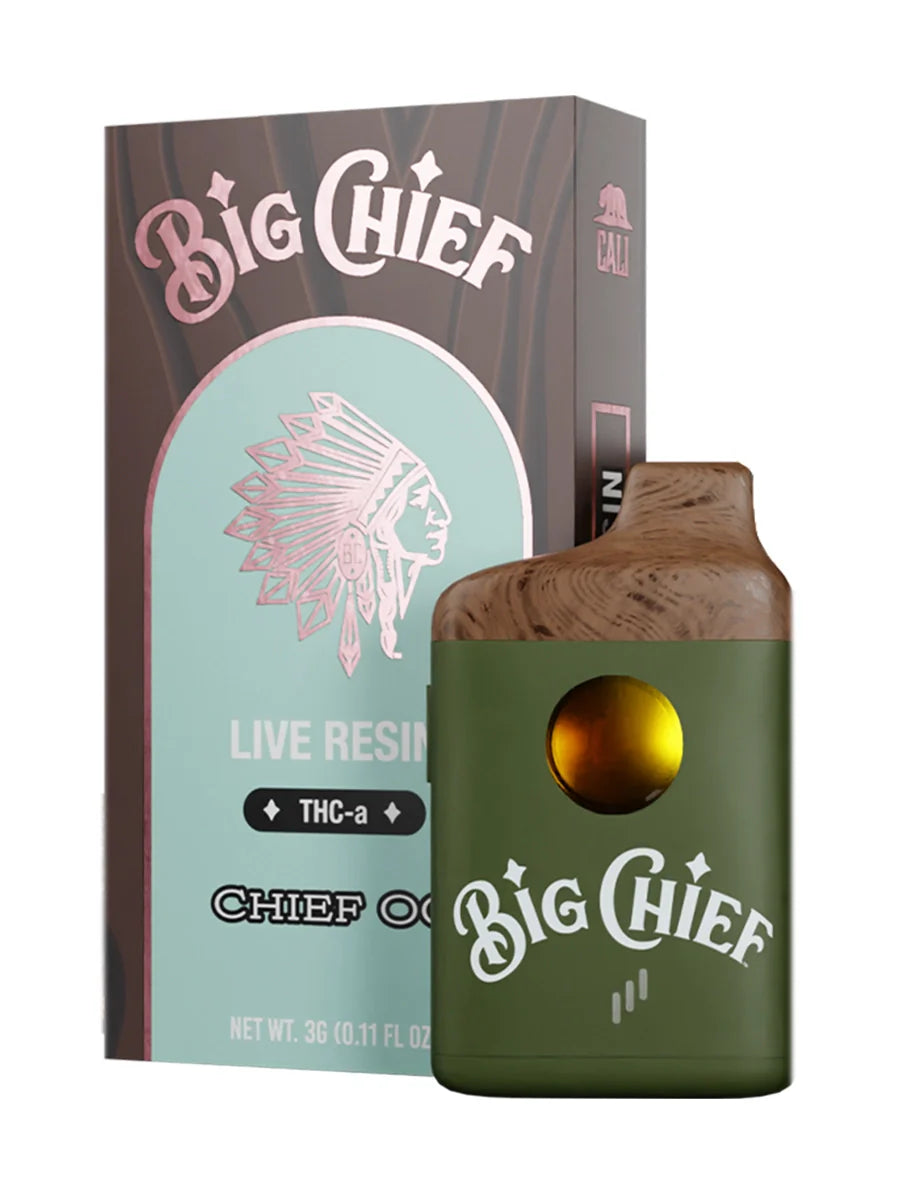 Chief OG Big Chief Live Resin THC-a Disposable Vape 3G Best Price