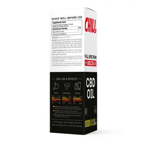 Chill Plus Full Spectrum Delta-8 CBD Oil 1000X Best Price