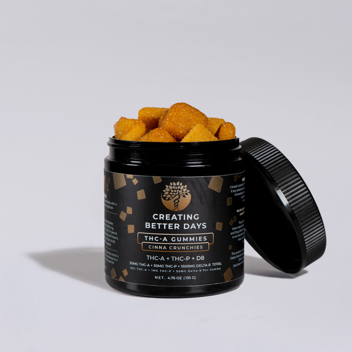 Cinna Crunchies THCA + THCP + Delta 8 Gummies 1560 MG