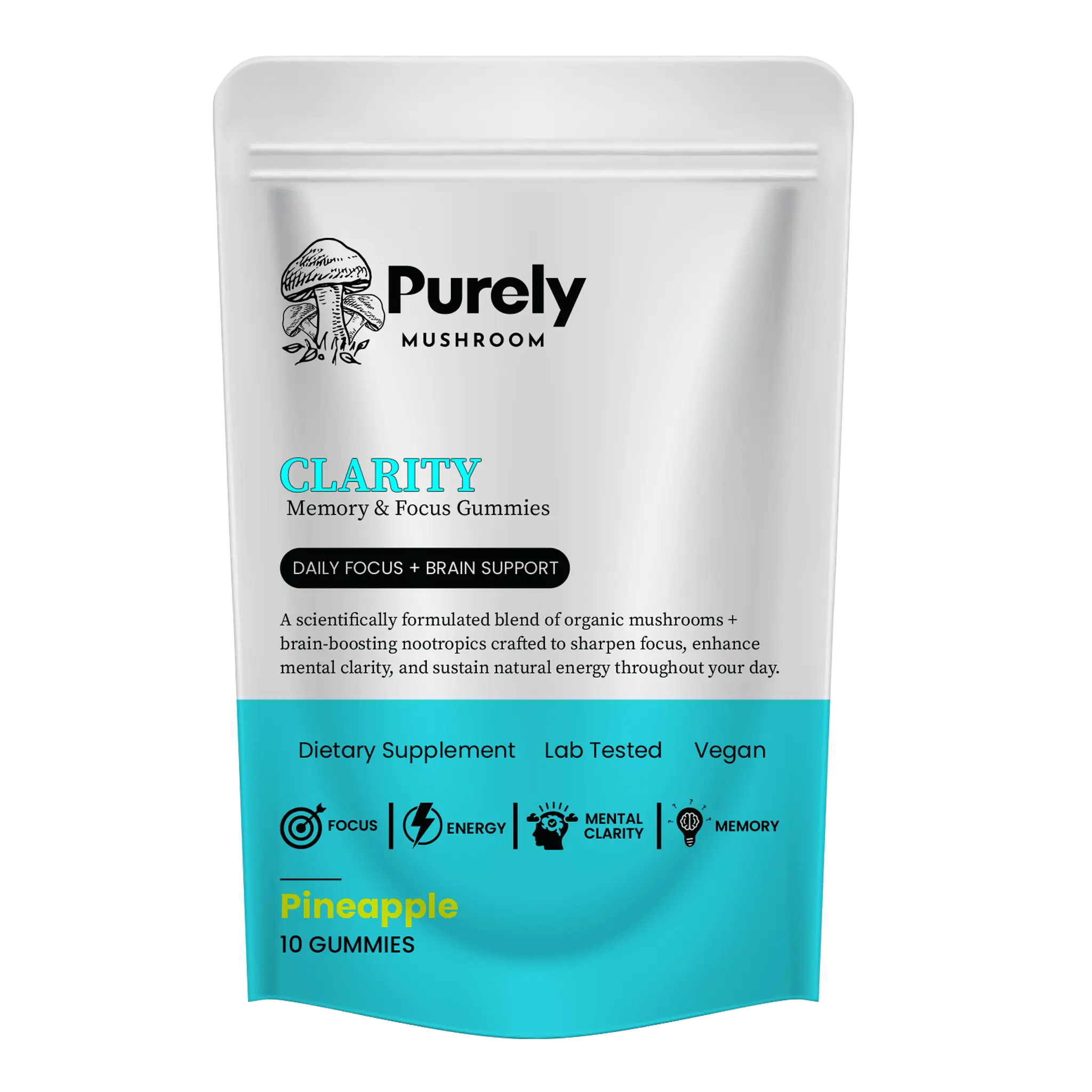 Clarity Gummies by Purely Mushroom