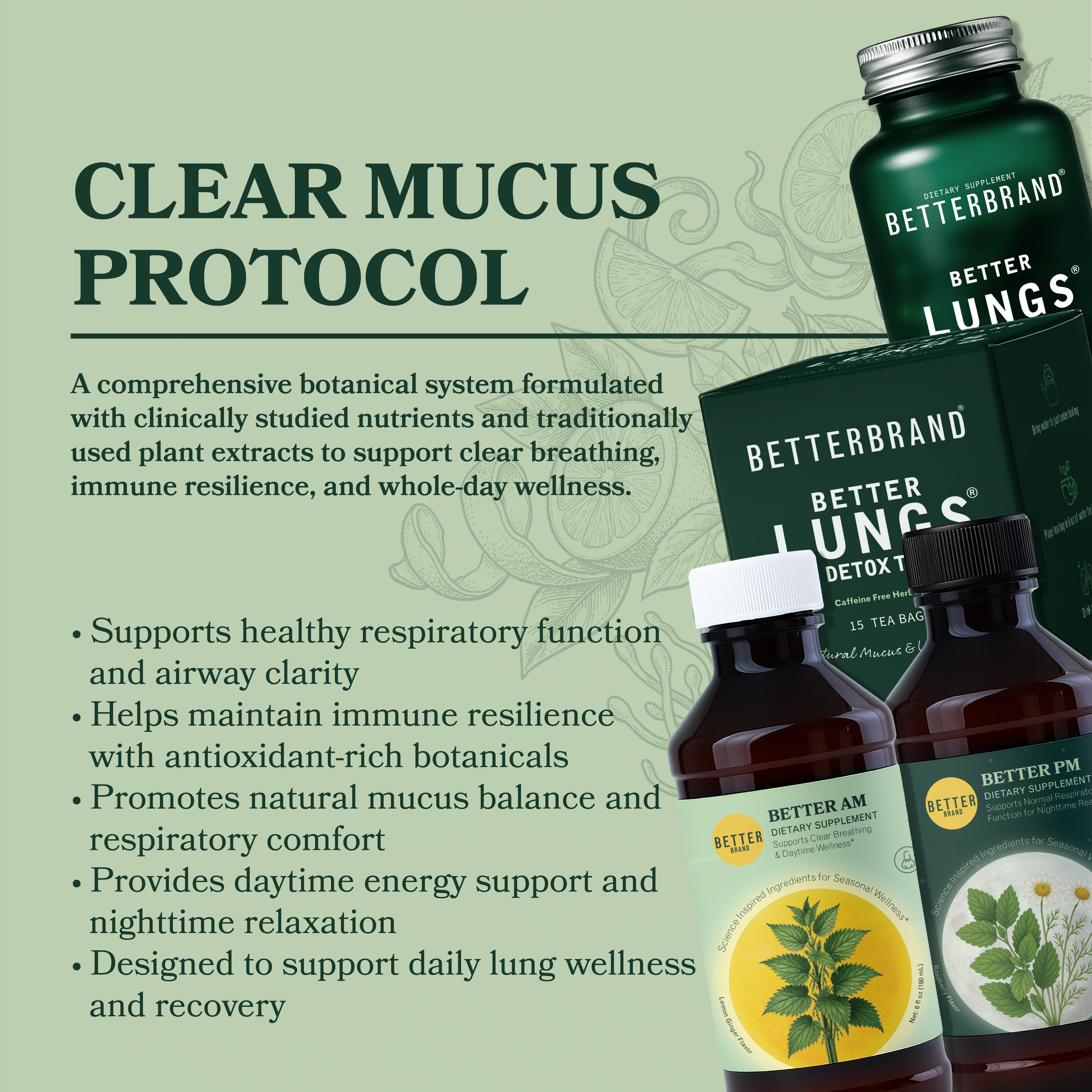 BetterBrand Clear Mucus Protocol