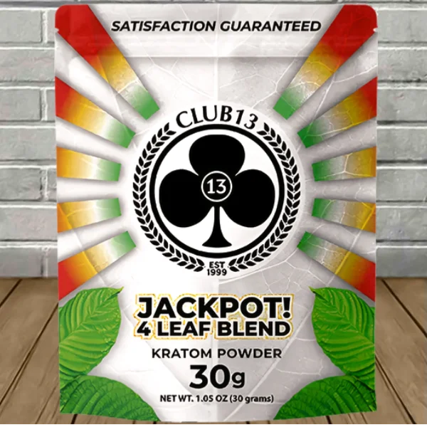 Club13 Jackpot! 4 Leaf Blend Kratom Powder Best Price