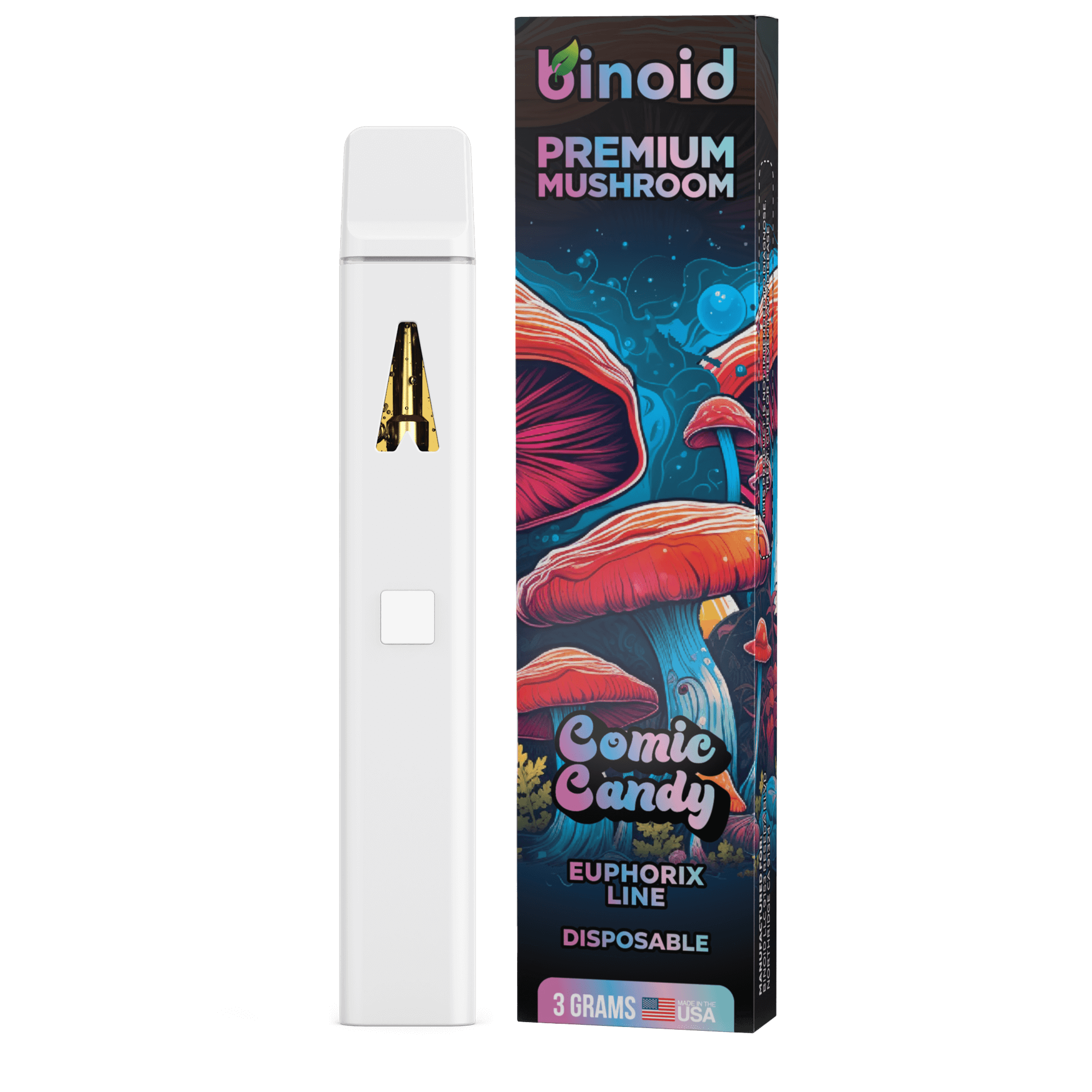 Binoid On Sale: Mushroom Disposable Vapes – 3 Gram