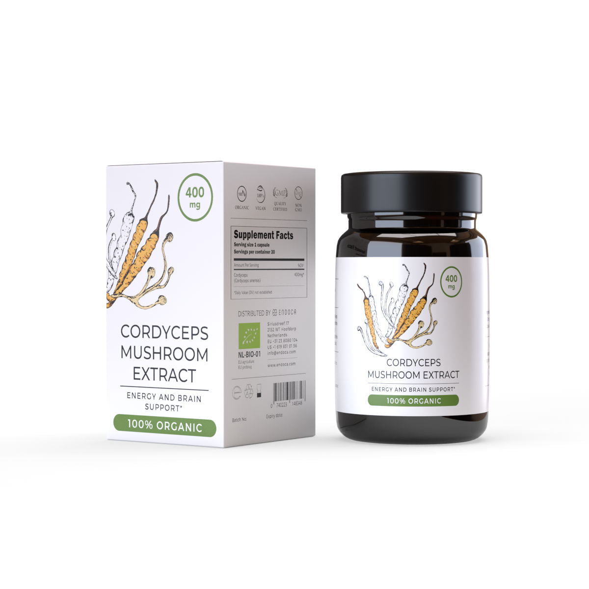Endoca Cordyceps Mushroom Extract Best Sales Price - CBD