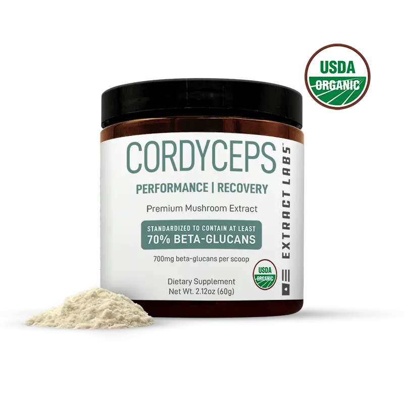 Extract Labs Organic Cordyceps Mushroom Extract Powder Best Sales Price - CBD