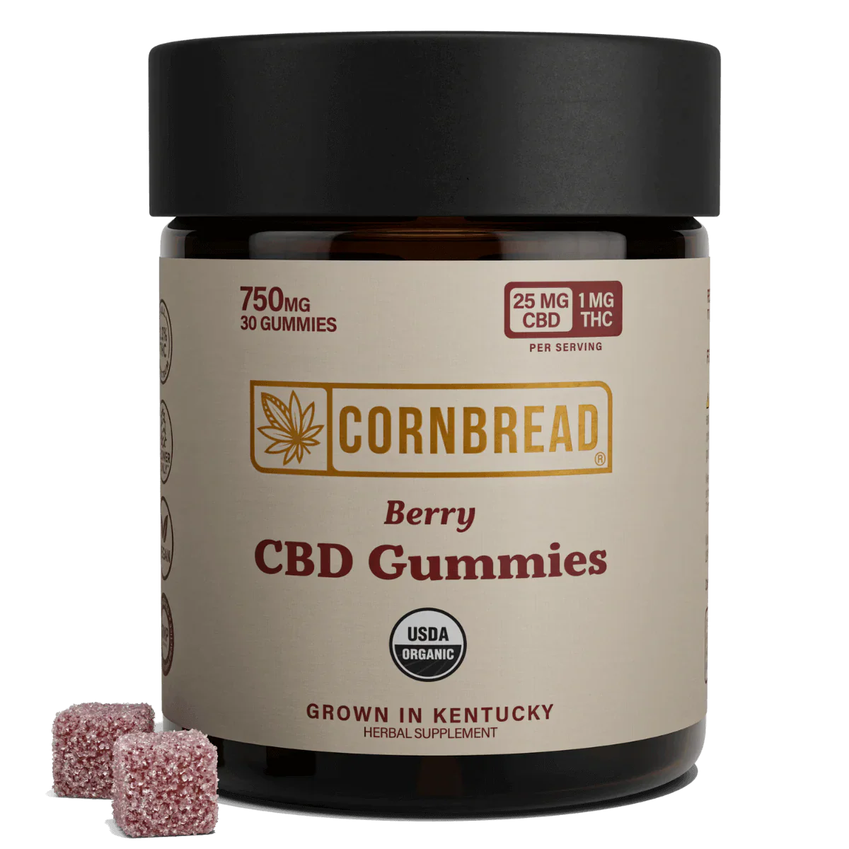 Cornbread Berry CBD Gummies 750mg