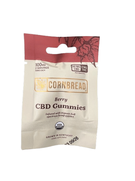 Cornbread CBD 50mg : THC 2mg Gummies 2ct