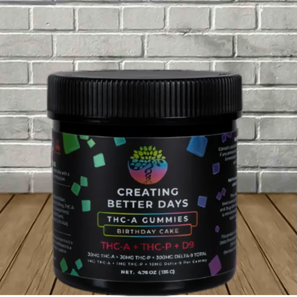 Creating Better Days THCa + THCP + D9 Gummies 360mg Best Price